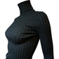 Rib Turtleneck Sweater