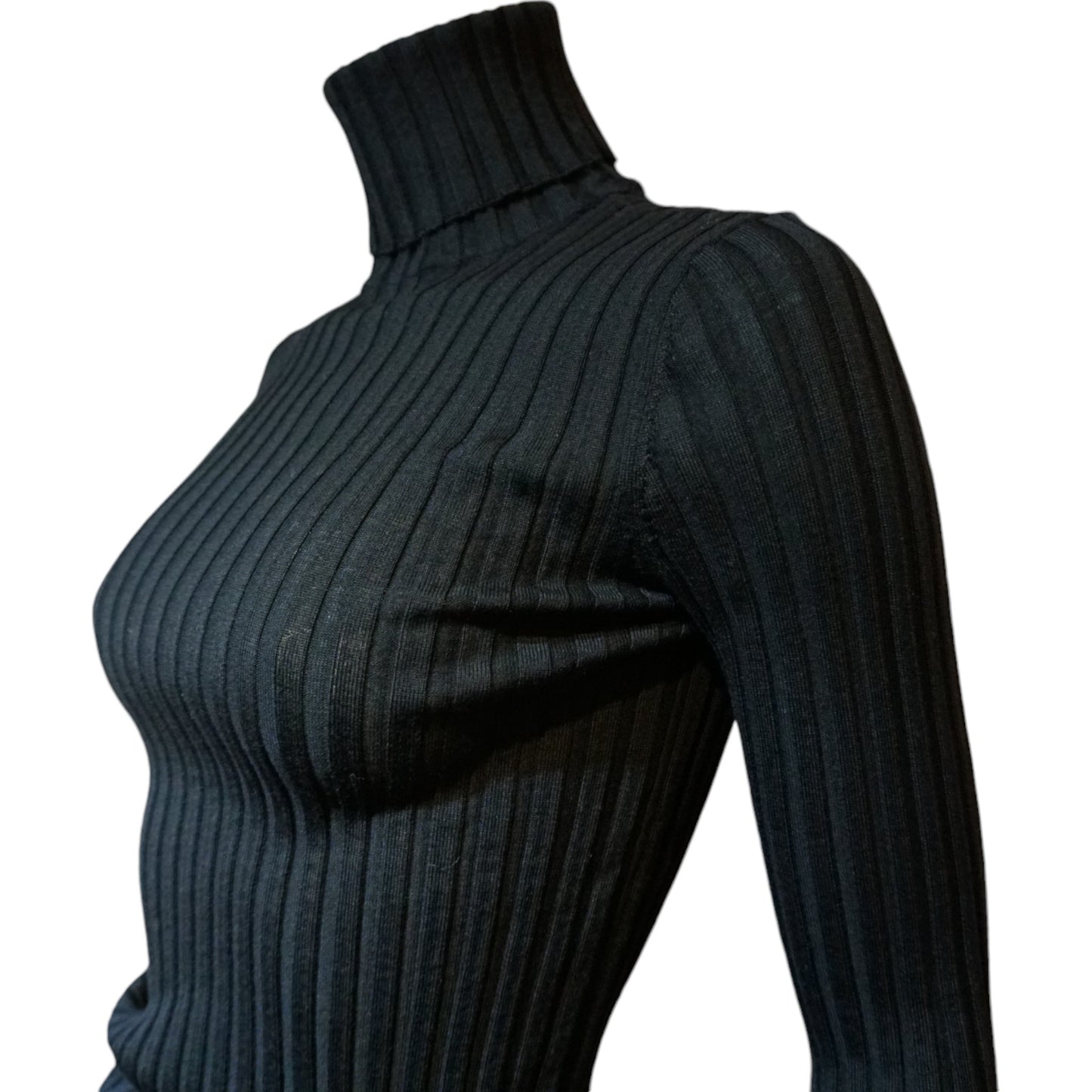 Rib Turtleneck Sweater