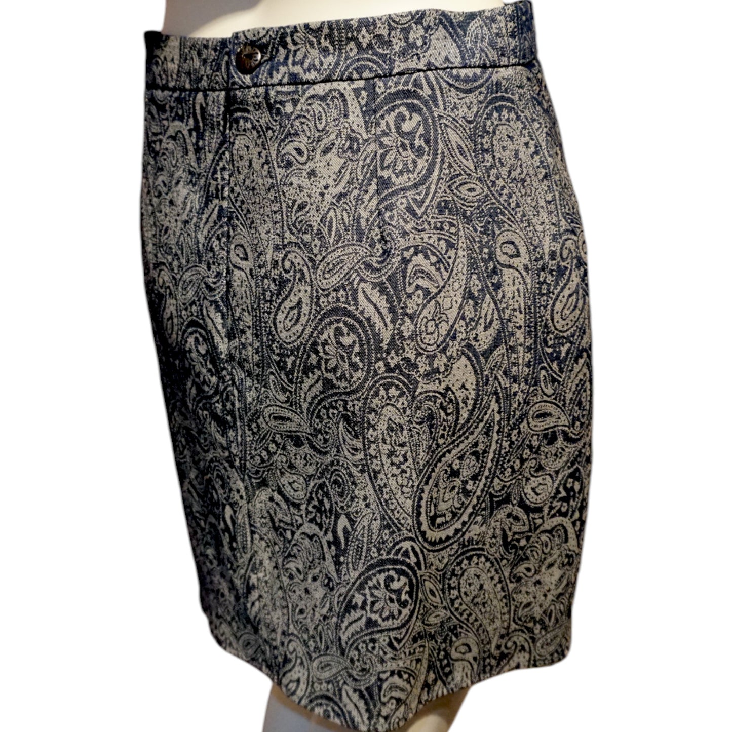 Paisley Short Skirt