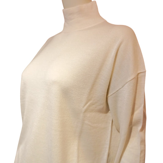 Cashmere Silk Turtleneck Sweater