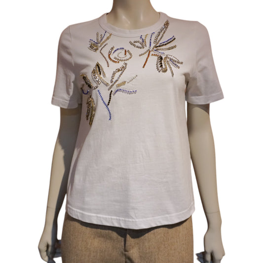 Beaded Enbroidered Tee