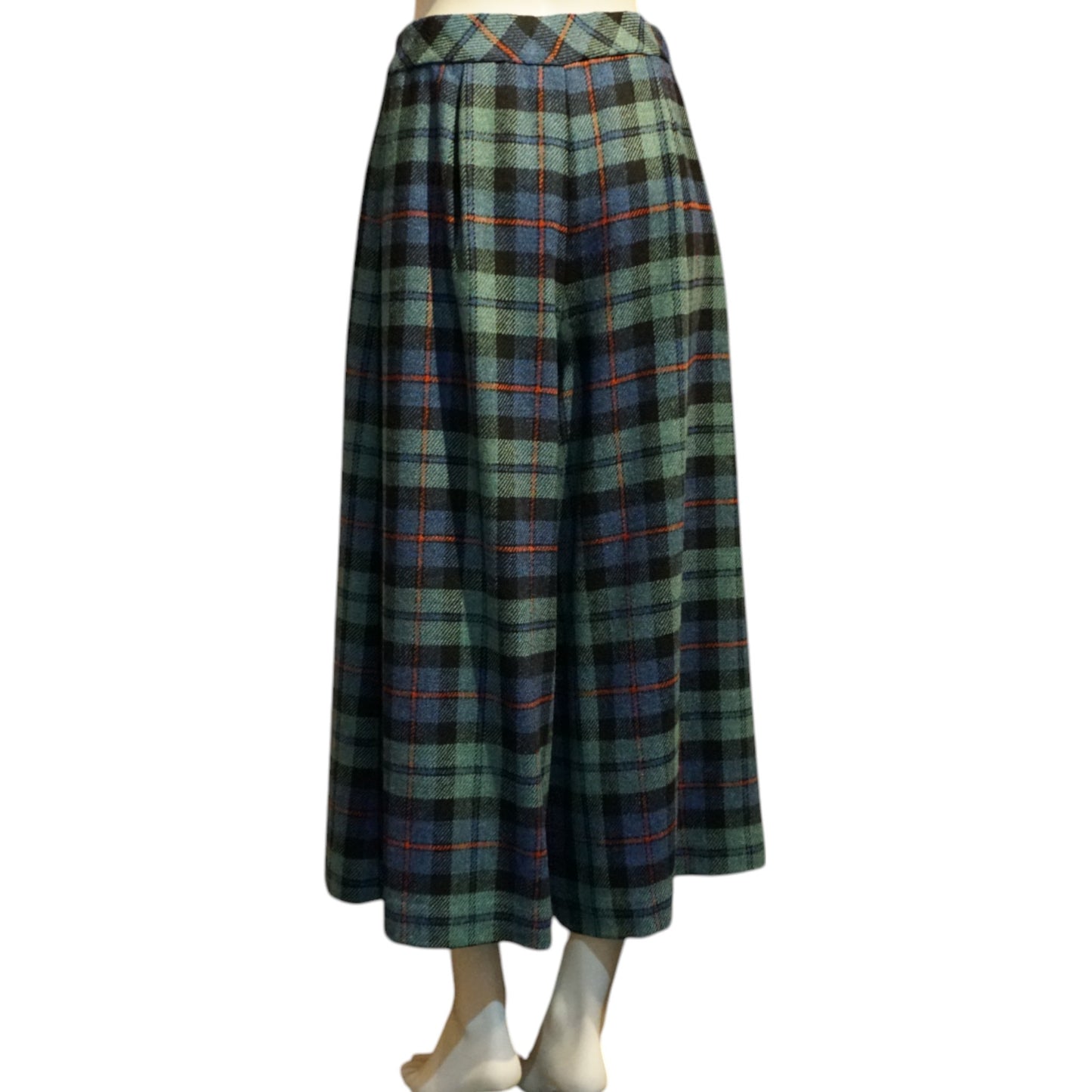 Tartan Check Super Wide Leg