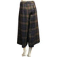 Tartan Check Super Wide Leg