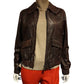 Zip Through Leather Jacket