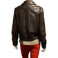 Zip Through Leather Jacket