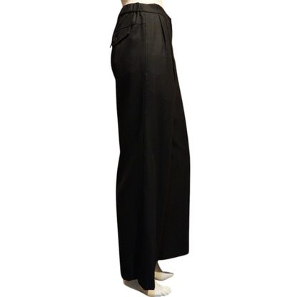 Worsted Wool Wide Pants