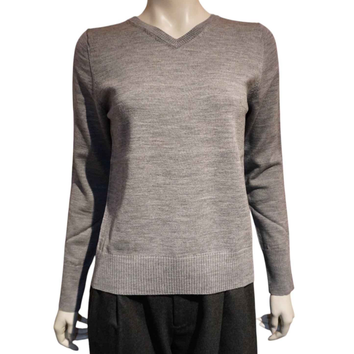 Panel V-Neck Sweater