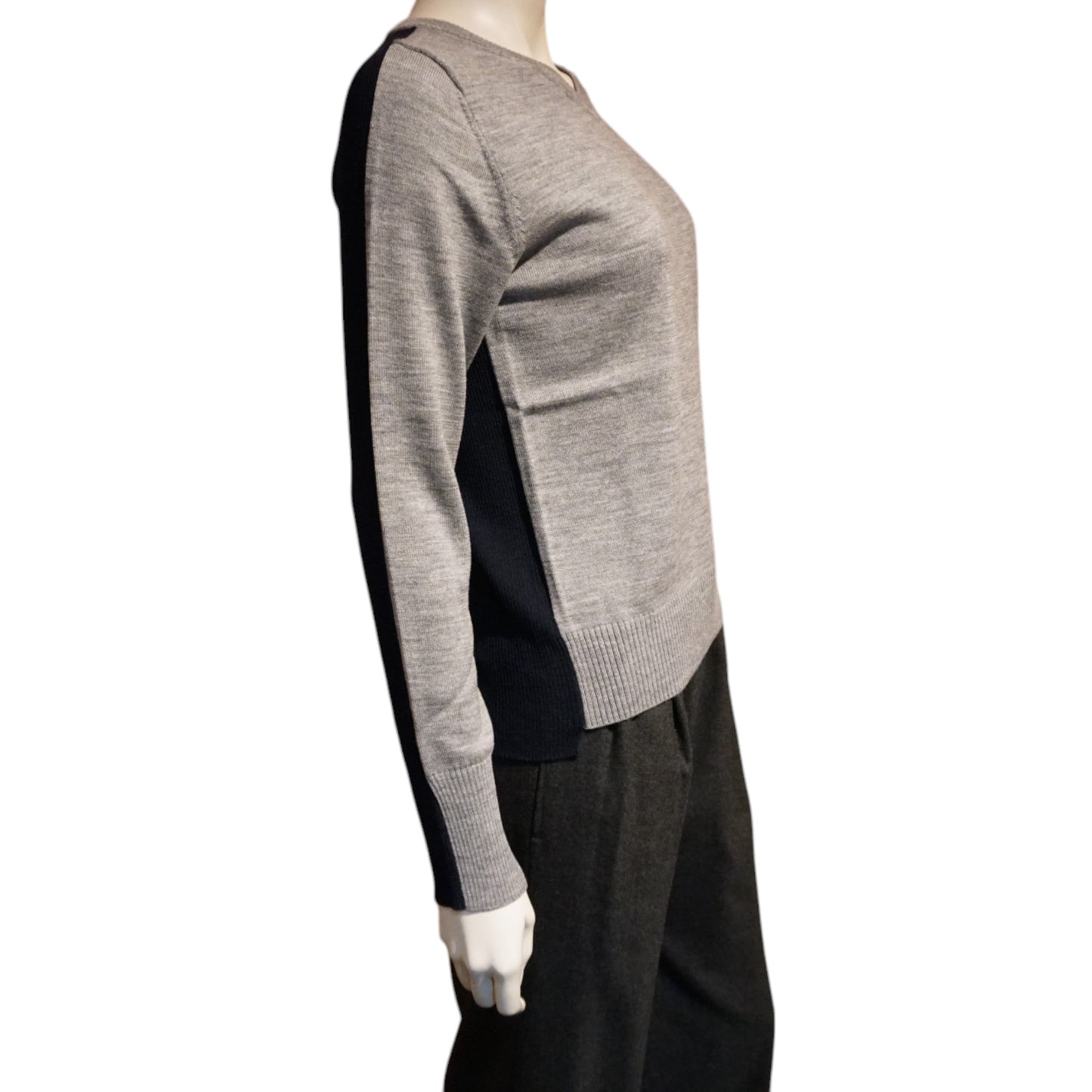 Panel V-Neck Sweater