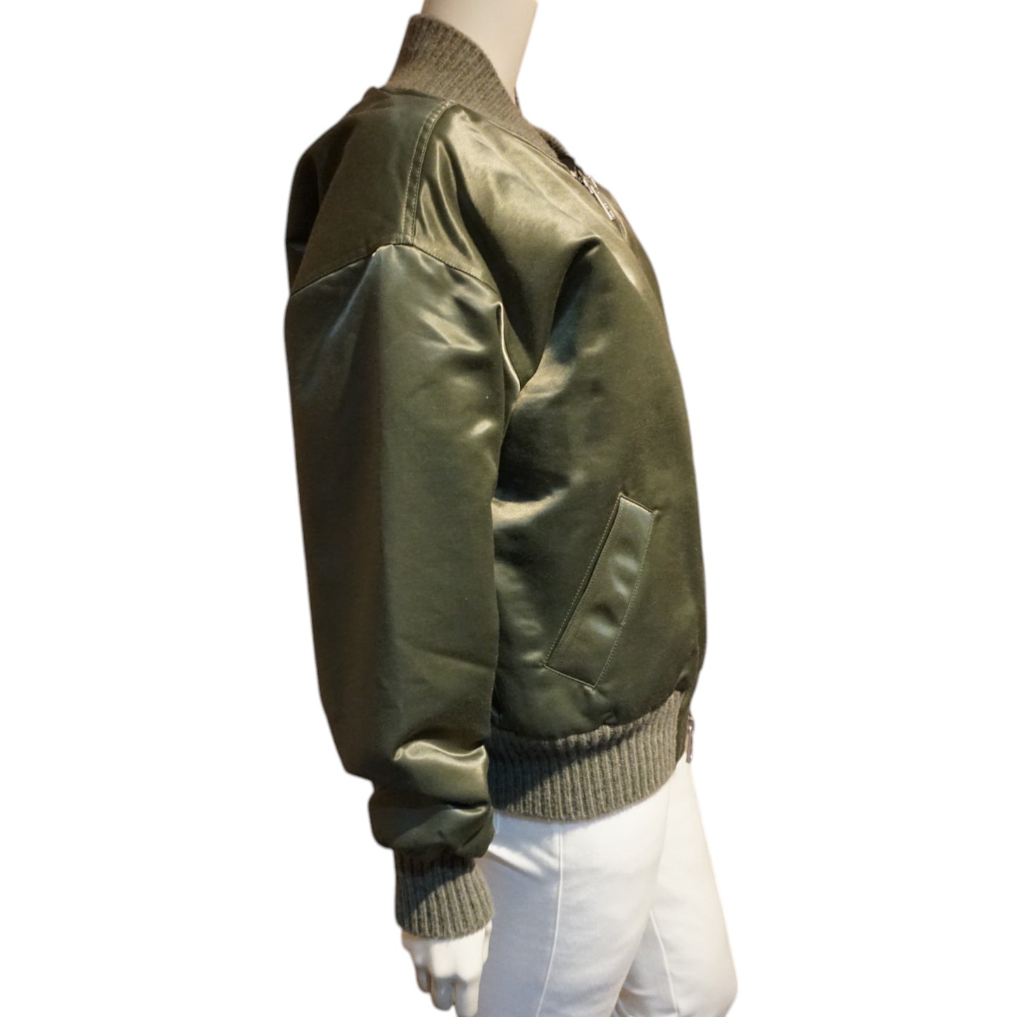 Satin Bomber Jacket