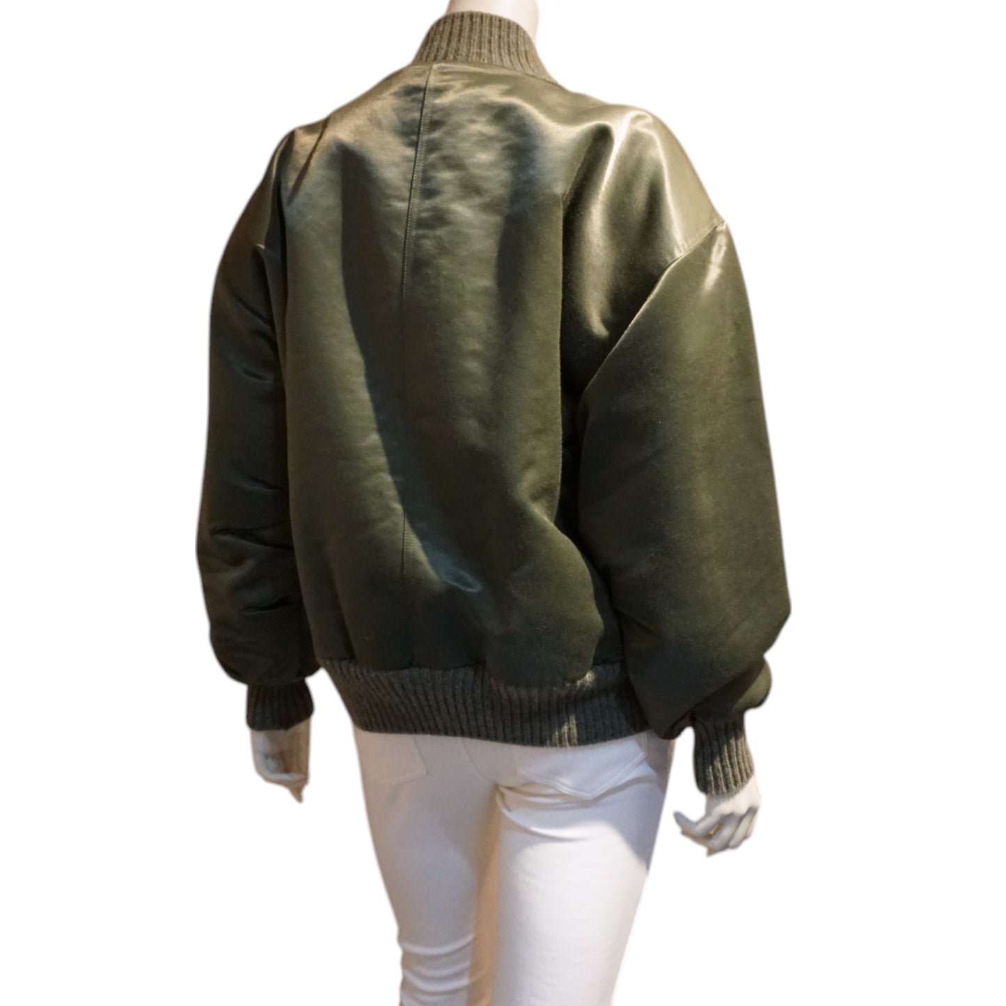 Satin Bomber Jacket