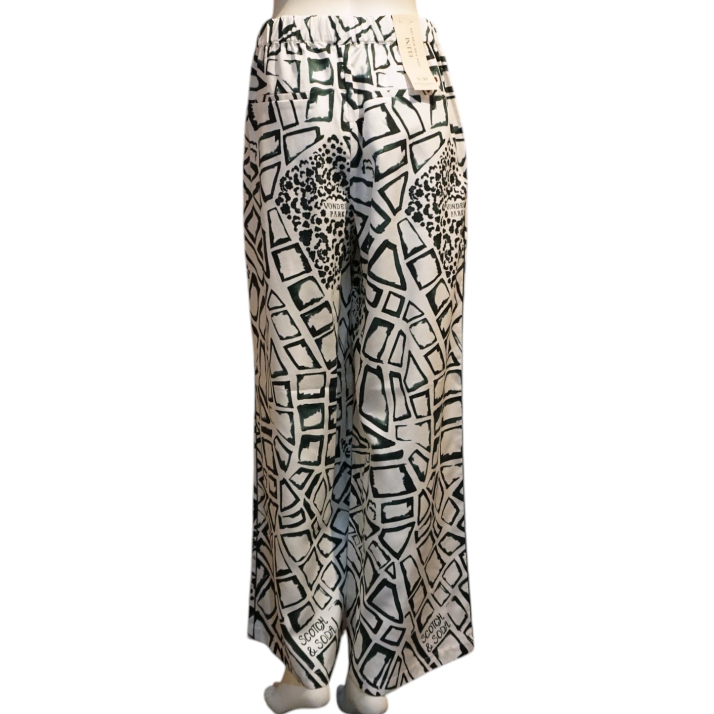 Amsterdam City Map Print Pants