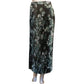 Maxi Print Pleated Skirt