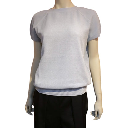 Cap Sleeve Cotton Sweater