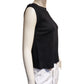 Crewneck Sleeveless Rib Tee